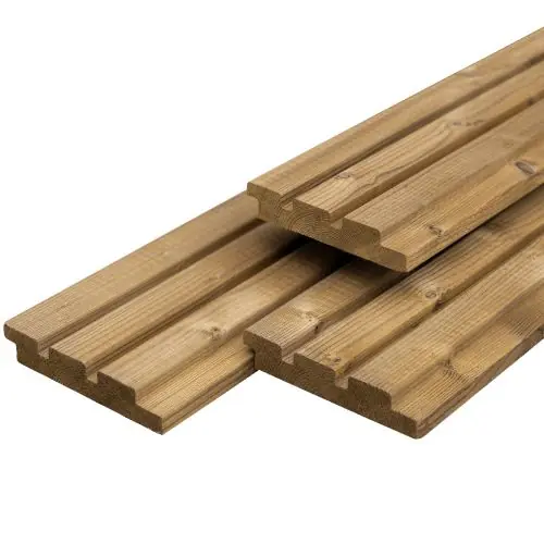 Triple profiel caldura wood geschaafd 2,6 x 14 x 480 cm Beperkte Voorraad