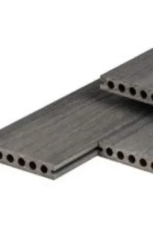 Actieprijs PuraShield composiet semi-massief vlonderplank dark grey 2,3 x 21 x 400 cm
