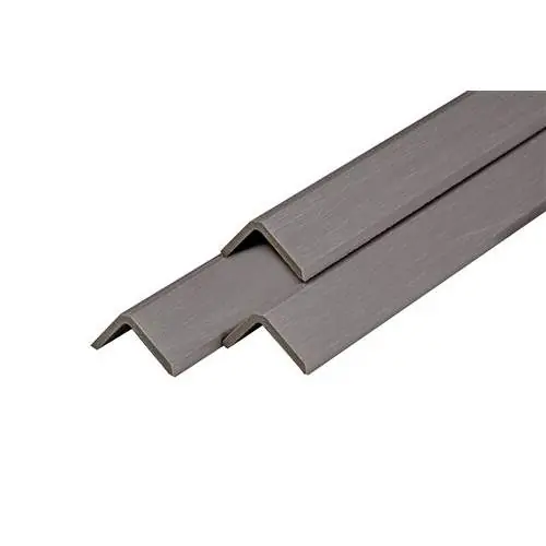 Speciale Aanbieding PuraShield composiet vlonderplank hoekprofiel dark grey 5 x 4,1 x 300 cm