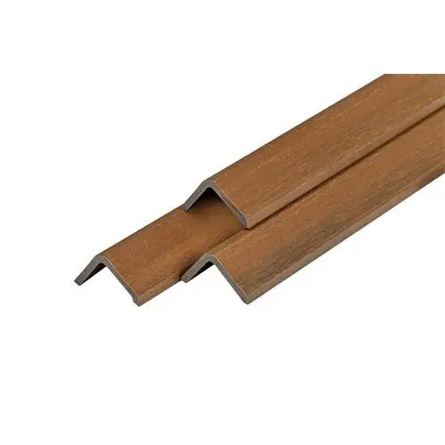 PuraShield composiet vlonderplank hoekprofiel teak 5 x 4,1 x 300 cm Flitsaanbieding