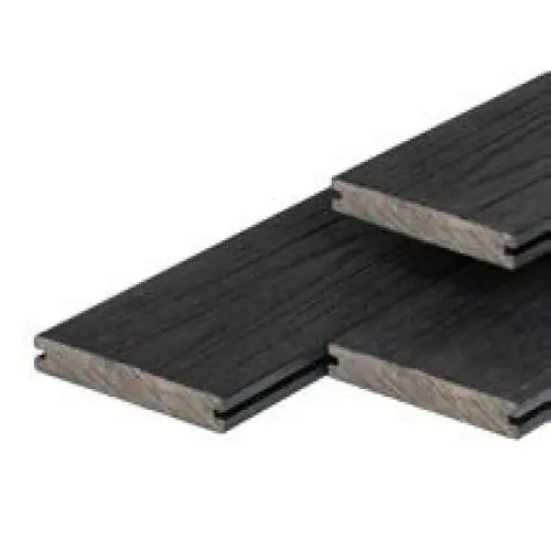 Hoge Kwaliteit PuraShield composiet massief vlonderplank ebony black 2,3 x 13,8 x 400 cm