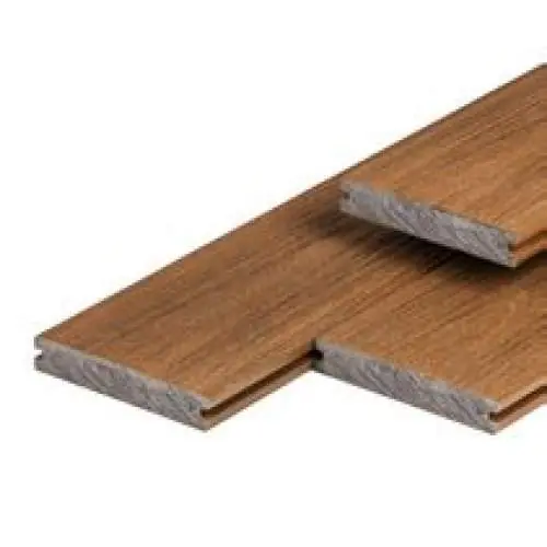 PuraShield composiet massief vlonderplank teak 2,3 x 13,8 x 400 cm Hete Deal
