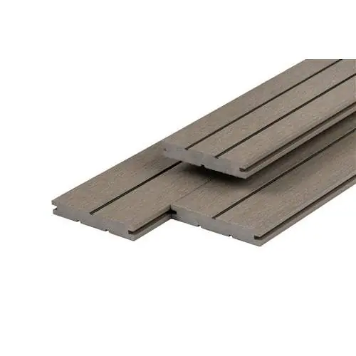 PuraDock composiet massief vlonderplank light grey 2,2 x 14,6 x 390 cm Finale Uitverkoop