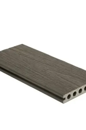 Actieprijs NewTechWood composiet vlonderplank houtstructuur 2,3 x 13,8 x 300 cm Silver Gray