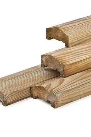 Laatste Versie Afdeklat geïmpregneerd piramide 3-planks 240 cm