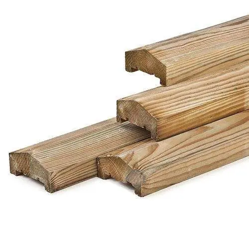 Laatste Versie Afdeklat geïmpregneerd piramide 3-planks 240 cm