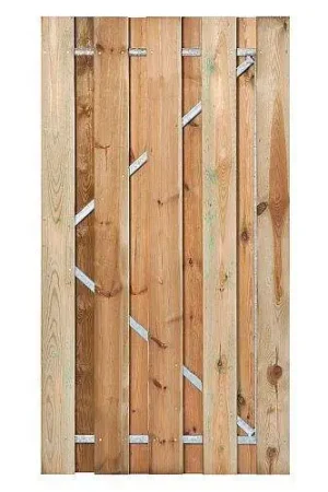 Weekendaanbieding Tuindeur Solide geïmpregneerd 180 x 90 cm recht