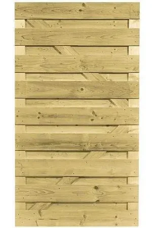 Favoriet Tuindeur geïmpregneerd horizontaal recht 180 x 100 cm 103308
