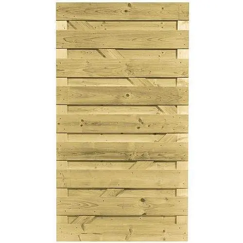 Favoriet Tuindeur geïmpregneerd horizontaal recht 180 x 100 cm 103308