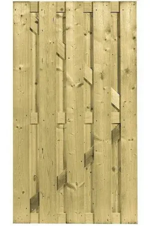 Beperkte Voorraad Tuindeur geïmpregneerd verticaal recht 180 x 100 cm 103309