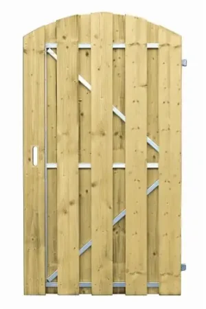 Veilige Betaling Tuindeur rechtsdraaiend geïmpregneerd toog 180 x 100 cm 103321