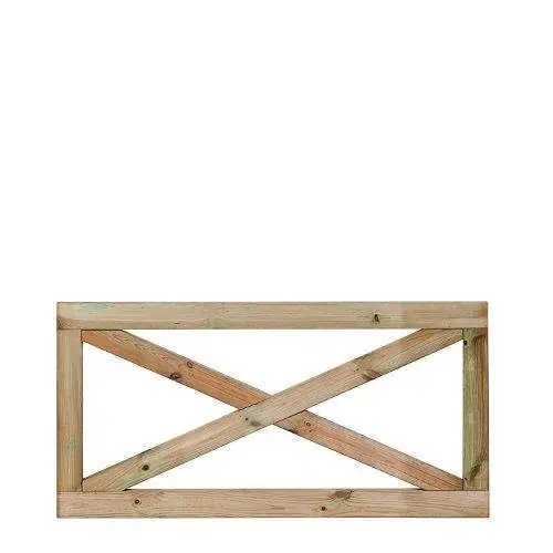Grenen boerenland hek 75 x 150 cm 103326 Lage Prijs