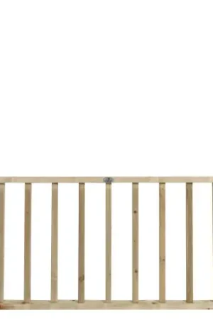 Vuren spijlen hek 80 x 180 cm 103324 Uitverkoop