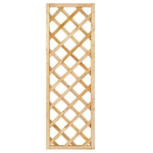 Actieprijs Trellis diagonaal met rechte lijst geïmpregneerd 180 x 60 cm