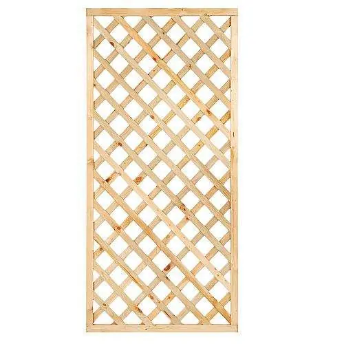 Op = Op Trellis diagonaal met rechte lijst geïmpregneerd 180 x 90 cm