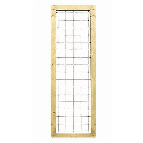 Draadscherm met rand geïmpregneerd 180 x 60 cm 103279 Superprijs