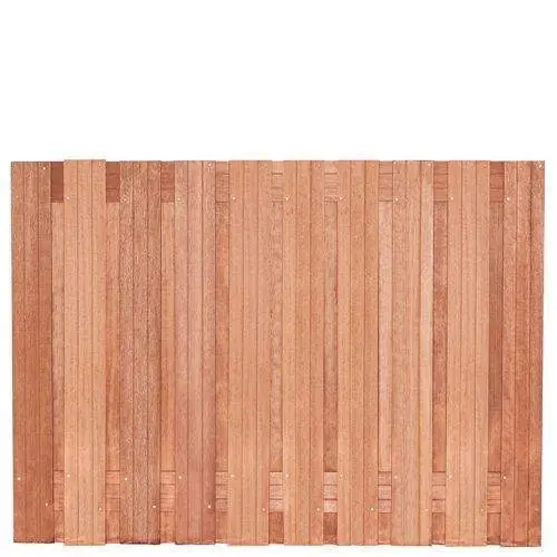Korting Tuinscherm Dronten hardhout 130 x 180 cm recht