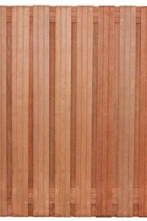 Tuinscherm Dronten hardhout 180 x 180 cm recht Beperkte Voorraad