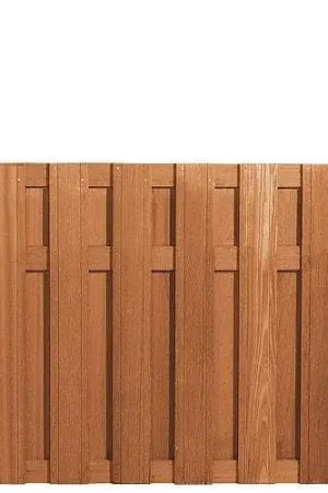 Tuinscherm bangkirai verticaal 120 x 180 cm 103383 Lage Prijs