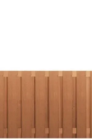 Beperkte Voorraad Tuinscherm hardhout verticaal recht 90 x 180 cm