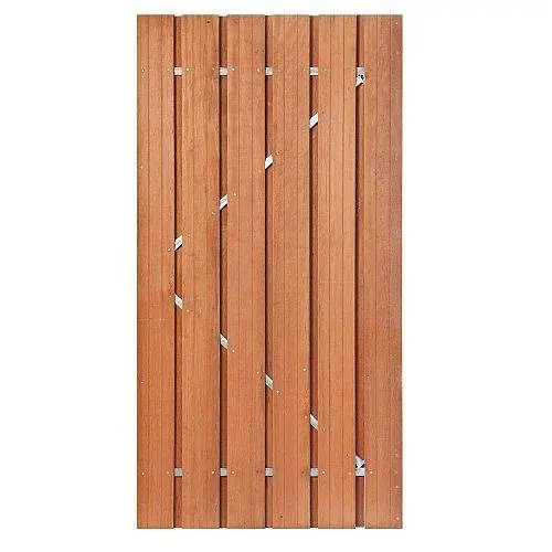 Tuindeur Privacy hardhout 195 x 90 cm recht (incl. slot) Dagaanbieding