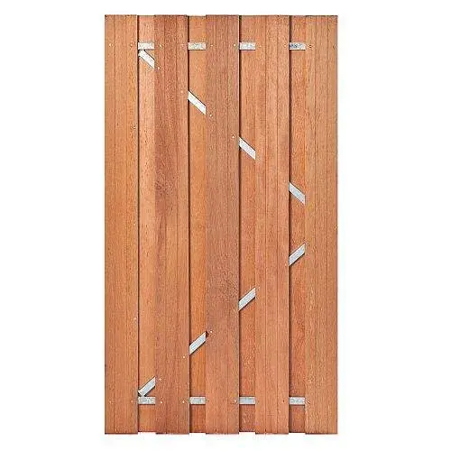 Tuindeur Solide hardhout 180 x 100 cm recht Speciale Aanbieding
