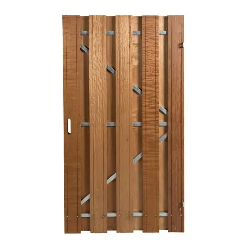 Laatste Kans Tuindeur hardhout verticaal 195 x 100 cm