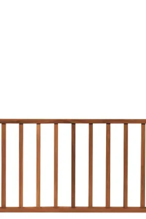 Bangkirai spijlen hek 80 x 180 cm 103402 Koopje