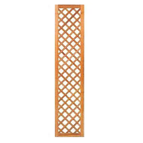 Trellis diagonaal met rechte lijst hardhout 180 x 40 cm Actieprijs