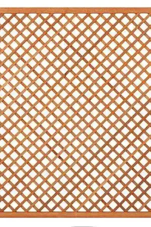 Weekendaanbieding Trellis diagonaal met rechte lijst hardhout 180 x 180 cm