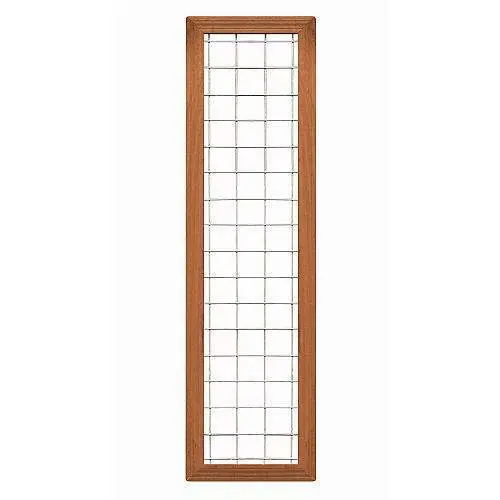 Gecertificeerd Draadscherm met rand bangkirai 180 x 45 cm 103386