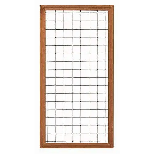 Bestel Nu Draadscherm met rand bangkirai 180 x 90 cm 103388