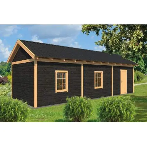 Bestel Nu Douglas overkapping zadeldak Hamar type 8 L 690 x 395 x 348 cm
