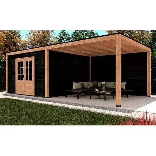 Douglas overkapping plat dak Stavanger 326 x 950 cm type 3 L Bestseller