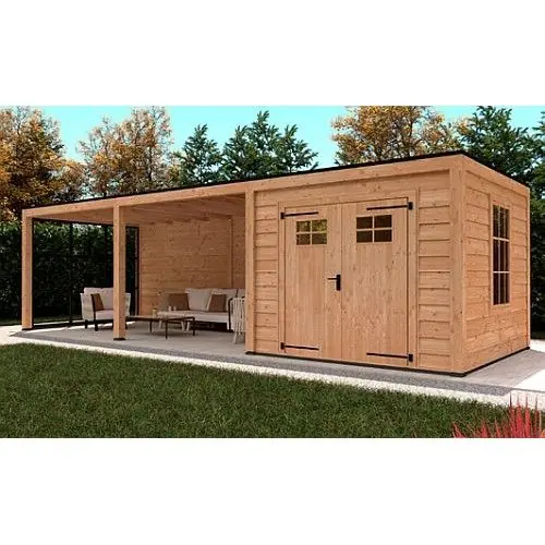 Douglas overkapping plat dak Stavanger 372 x 1400 cm type 4 XL Koop Online