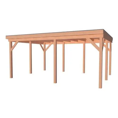 Douglas overkapping premium geschaafd 400 x 500 cm 135156 Fabrieksprijs