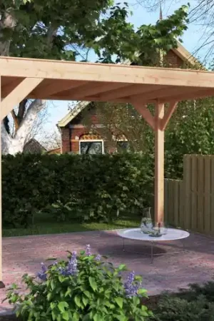 Douglas overkapping geschaafd 350 x 250 cm Nieuw