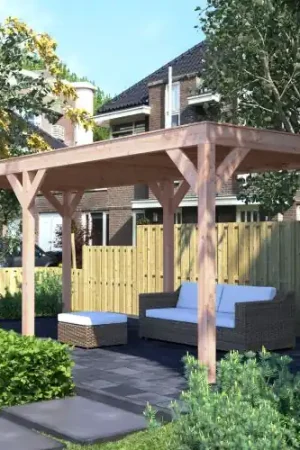 Speciale Aanbieding Douglas overkapping geschaafd 650 x 250 cm