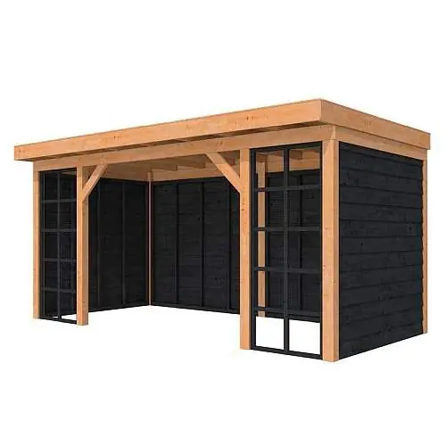 Douglasvision buitenverblijf Comfort Compleet geschaafd 500 x 270 cm onbehandeld Actieprijs