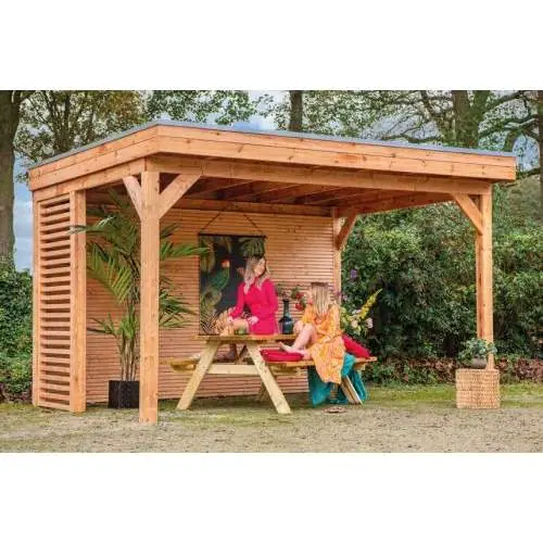 Red Class Wood DHZ overkapping Zoutelande 400 x 330 cm Fabrieksprijs