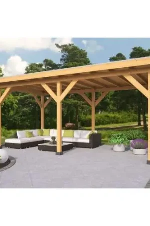 Aanbieding Red Class Wood DHZ overkapping Zoutelande 500 x 330 cm