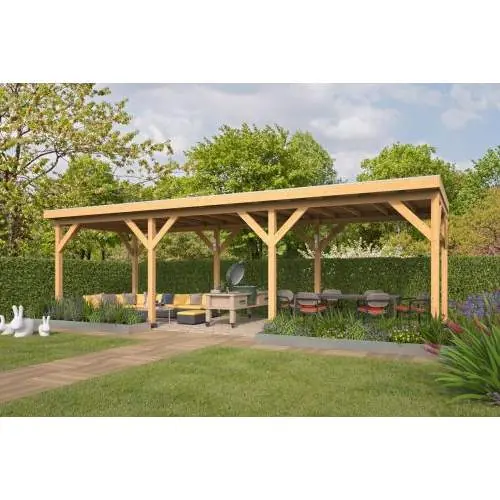 Lage Kosten Red Class Wood DHZ overkapping Zoutelande 900 x 330 cm