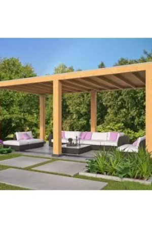 Aanbieding Red Class Wood DHZ overkapping Renesse 600 x 313 cm