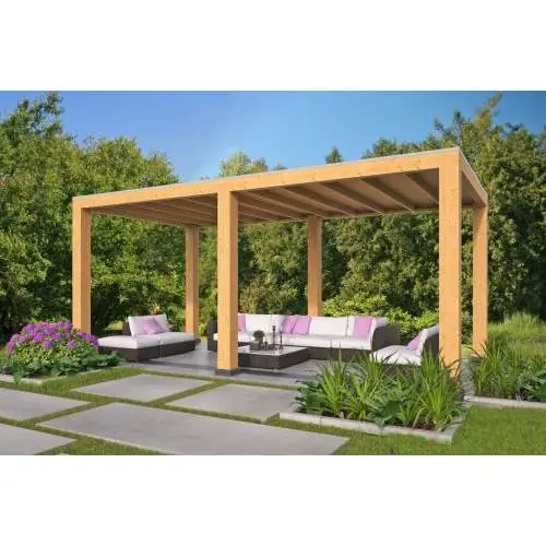 Aanbieding Red Class Wood DHZ overkapping Renesse 600 x 313 cm