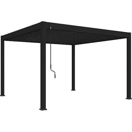 Aluminium overkapping Toronto vrijstaand antraciet 360 x 400 cm Must-Have