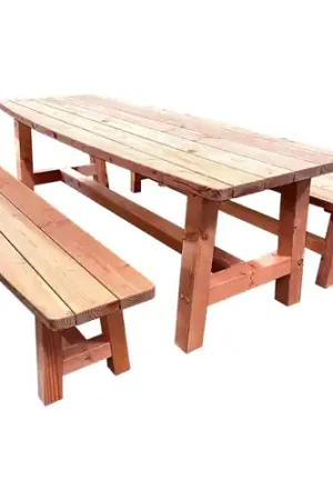 Bestel Nu Tuinbank curved douglas 48 x 34,5 x 240 cm