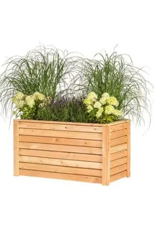 Voordeelprijs Lariks plantenbak rhombus 120 x 60 x 65 cm