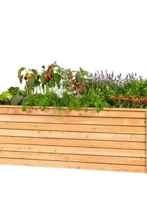 Weekendaanbieding Lariks plantenbak rhombus 190 x 90 x 65 cm