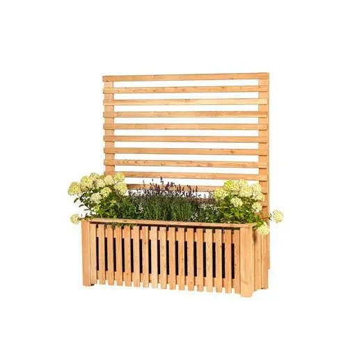 Trellis lariks voor plantenbak 130 x 150 cm Express Levering