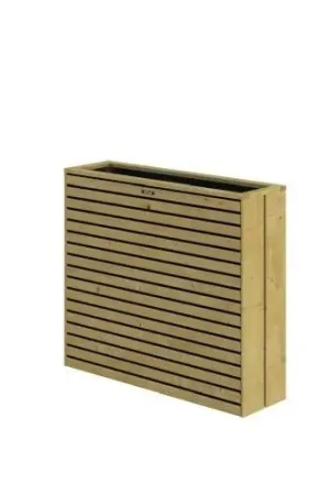 Dagaanbieding Terrasbloembak Elan Excellent groen geïmpregneerd 93 x 30 x 103 cm